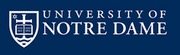 Logo of University of Notre Dame for our ranking of free online college courses for credit