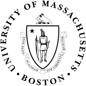 A logo of University of Massachusetts Boston for our ranking of the most affordable online master's in sustainability. 