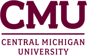 A logo of Central Michigan University for our ranking of the top colleges for online master's degrees.