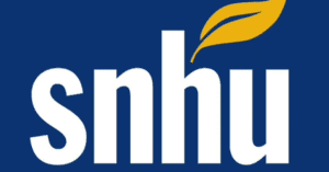 A logo of Southern New Hampshire University for our ranking of the most affordable online master's in sustainability. 