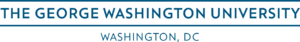 A logo of George Washington University for our ranking of the top colleges for online doctorate degrees.