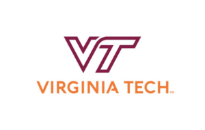 A logo of Virginia Tech for our ranking of the most affordable online master's in sustainability. 