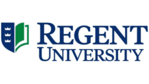 A logo of Regent University for our ranking of the top colleges for online master's degrees.