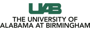 A logo of University of Alabama at Birmingham for our ranking of the top colleges for online master's degrees.