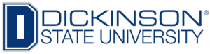 A logo of Dickinson State University for our ranking of the most affordable farm and ranch management degrees.