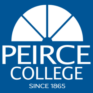 A logo of Peirce College for our ranking of the most affordable online schools in Philadelphia.