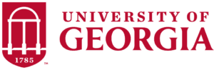 A logo of University of Georgia for our ranking of the most affordable bachelor's in artificial intelligence.