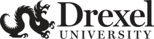 A logo of Drexel University for our ranking of the top PhD in sports management online.