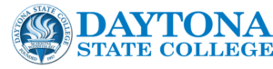 A logo of Daytona State College for our ranking of the top online colleges in Florida.