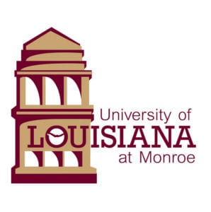 A logo of University of Louisiana at Monroe for our ranking of the most affordable bachelors of construction management.