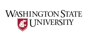 A logo of Washington State University for our ranking of the most affordable bachelors of construction management.