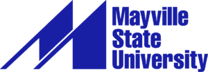 A logo of Mayville State University for our ranking of the top online colleges for military.