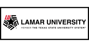 A logo of Lamar University for our ranking of the top colleges for online master's degrees.