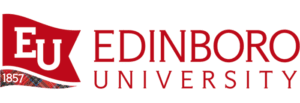 Logo of Edinboro University for our ranking of speech pathology programs
