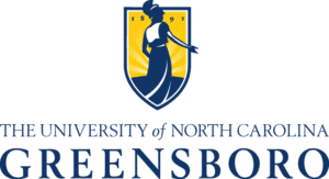 A logo of University of North Carolina Greensboro for our ranking of the most affordable online master's in sustainability. 