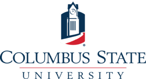 A logo of Columbus State University for our ranking of the top colleges for online master's degrees.