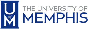 A logo of University of Memphis for our ranking of the top colleges for online master's degrees.