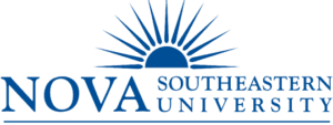 A logo of Nova Southeastern University for our ranking of the top online colleges in Florida.