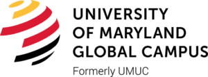 A logo of University of Maryland Global Campus for our ranking of the most affordable online master's in sustainability. 