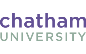 A logo of Chatham University for our ranking of the most affordable online master's in sustainability. 