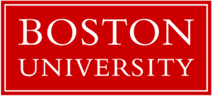 A logo of Boston University for our ranking of the top colleges for online master's degrees.