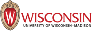 A logo of University of Wisconsin for our ranking of the most affordable master's in genetics.