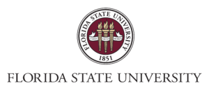 A logo of Florida State University for our ranking of the top colleges for online master's degrees.