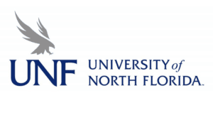 A logo of University of North Florida for our ranking of the top online colleges in Florida.