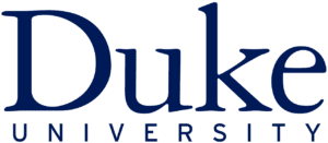 A logo of Duke University for our ranking of the most affordable online master's in artificial intelligence.