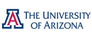 A logo of University of Arizona for our ranking of the top online colleges for military.