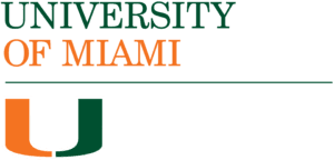 A logo of University of Miami for our ranking of the top online colleges in Florida.
