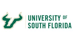 A logo of University of South Florida for our ranking of the top colleges for online master's degrees.