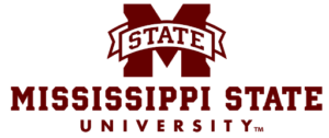 A logo of Mississippi State University for our ranking of the most affordable masters of environmental science.
