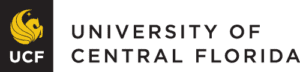A logo of University of Central Florida for our ranking of the most affordable masters of aerospace engineering degrees.