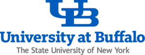 A logo of University at Buffalo for our ranking of the top colleges for online doctorate degrees.