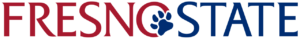 A logo of Fresno State University for our ranking of the top online colleges for military.