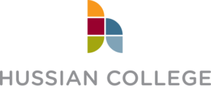 A logo of Hussian College for our ranking of the most affordable online schools in Philadelphia.