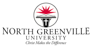 A logo of North Greenville University for our ranking of the most affordable doctorates of ministry.