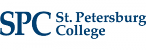 A logo of St. Petersburg College for our ranking of the top online colleges in Florida.