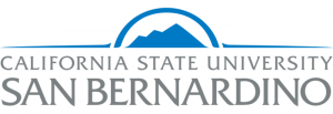 A logo of California State University San Bernardino for our ranking of the top online colleges in California.