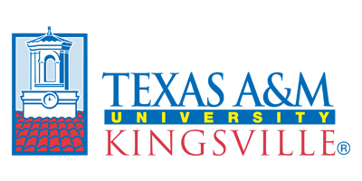 A logo of Texas A&M University - Kingsville for our ranking of the most affordable farm and ranch management degrees.