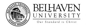 A logo of Belhaven University for our ranking of the top 10 most affordable Christian colleges for nursing.