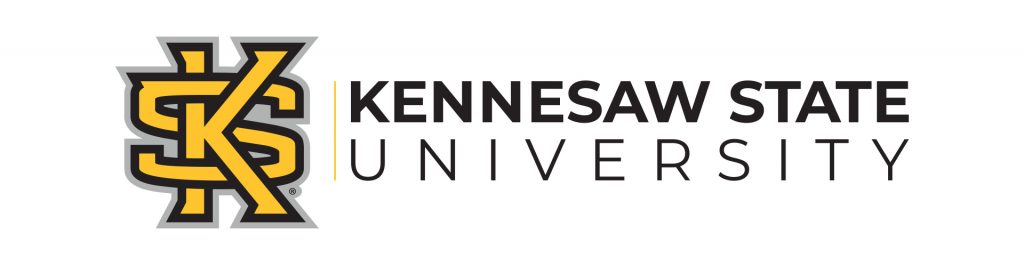 A logo of Kennesaw State University for our ranking of the largest online nonprofit colleges