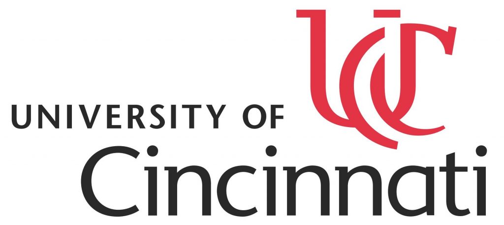 A logo of the University of Cincinnati for our ranking of the largest online nonprofit colleges