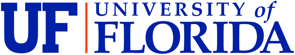 A logo of the University of Florida for our ranking of the largest online nonprofit colleges