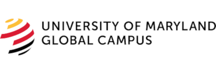 A logo of the University of Maryland Global Campus for our ranking of the largest online nonprofit colleges