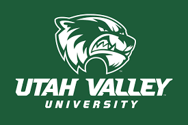A logo of Utah Valley University for our ranking of the largest online nonprofit colleges