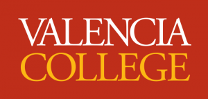 A logo of Valencia College for our ranking of the largest online nonprofit colleges