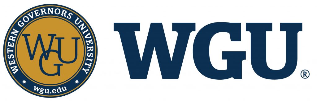 A logo of Western Governors University for our ranking of the largest online nonprofit colleges
