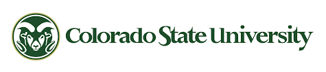 A logo of Colorado State University for our ranking of the largest online nonprofit colleges